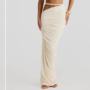 Melani | Zenaya Maxi Skirt - Pearl Marble